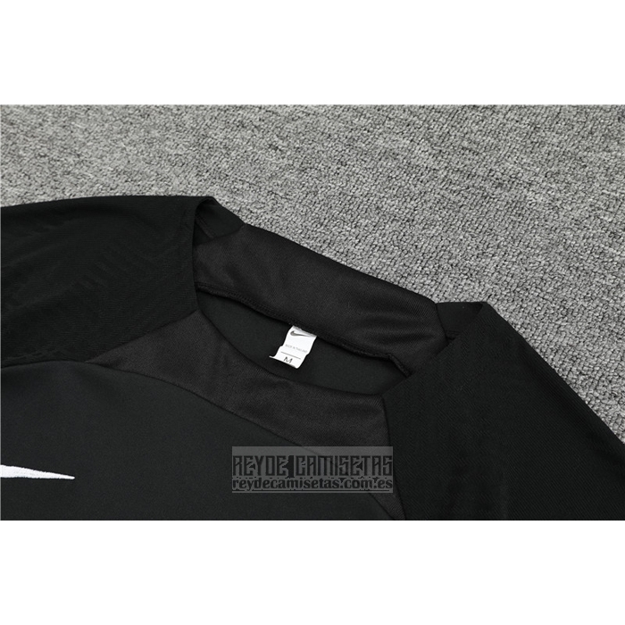 Chandal del Paris Saint-Germain Manga Corta 2022-2023 Negro - Pantalon Corto
